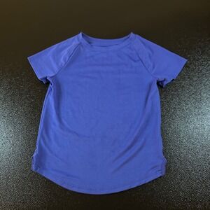 Athletic Works Activewear T-Shirt Athletic‎ Short Sleeve Blue Youth Extra Small